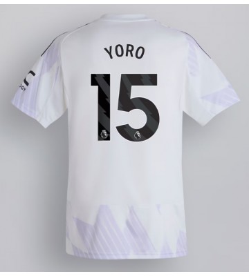 Manchester United Leny Yoro #15 Udebanetrøje 2025-26 Kortærmet